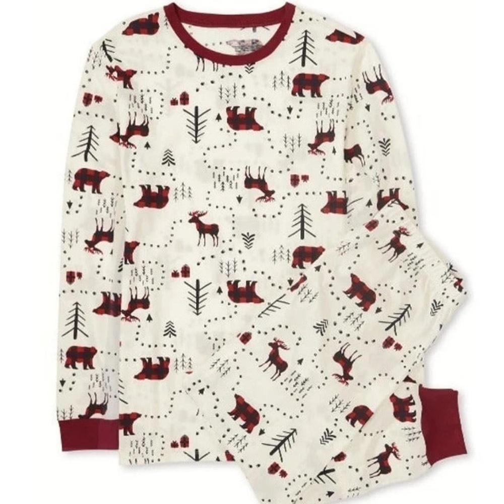 ❄️ The Children’s Place | Unisex Adult Matching Family Winter Forest Pajamas